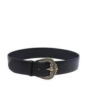 Etro Women Paisley Buckle Leather Belt